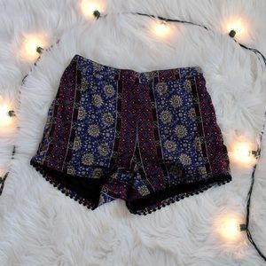Hollister Boho Patterned Shorts